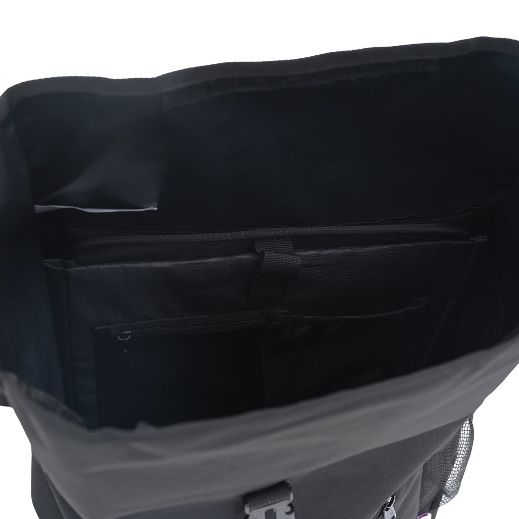 Pyöräilysäilytys pannier-telineelle 25 L Musta 33x16x48 cm - Image 11