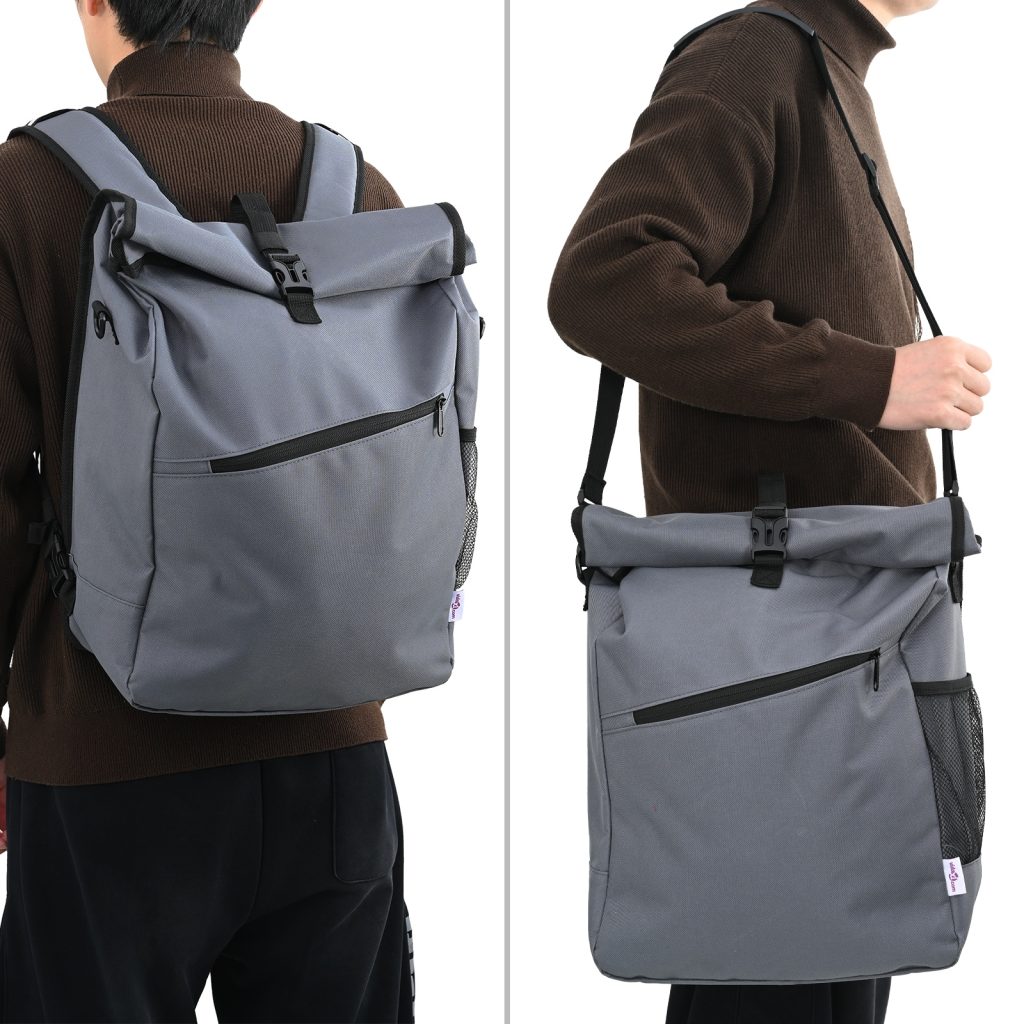 Polkupyörälaukku Pannier Rack 25 L Harmaa 33x16x48 cm - Image 2