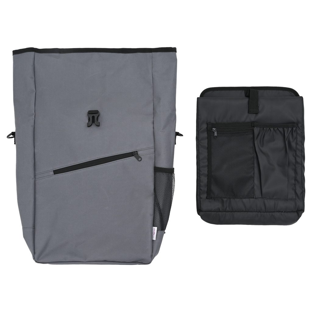 Polkupyörälaukku Pannier Rack 25 L Harmaa 33x16x48 cm - Image 6