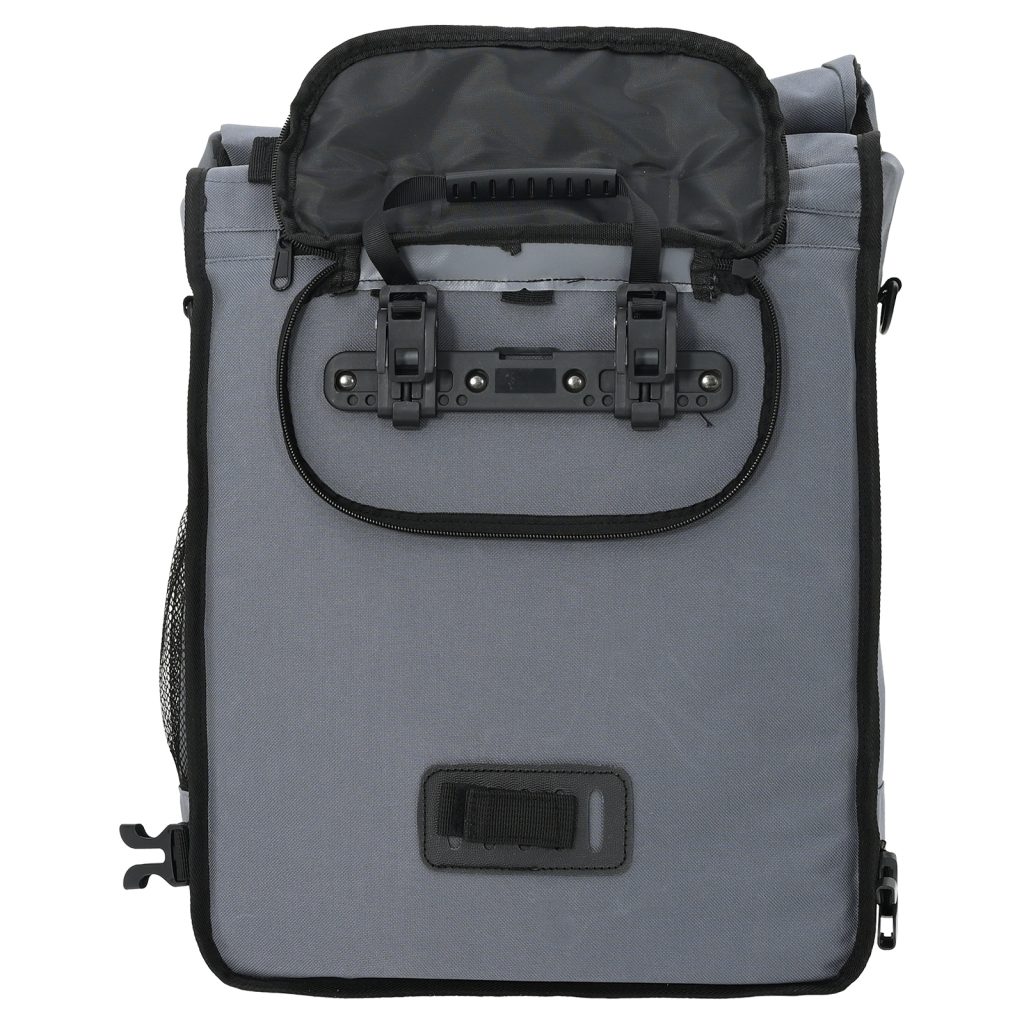 Polkupyörälaukku Pannier Rack 25 L Harmaa 33x16x48 cm - Image 8