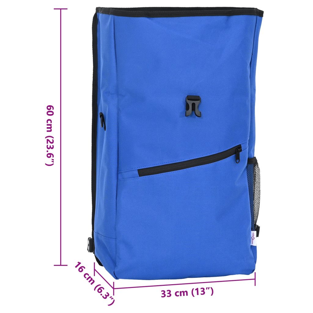 Sininen Pannier-teline-laukku 25 L 33x16x48 cm - Image 12