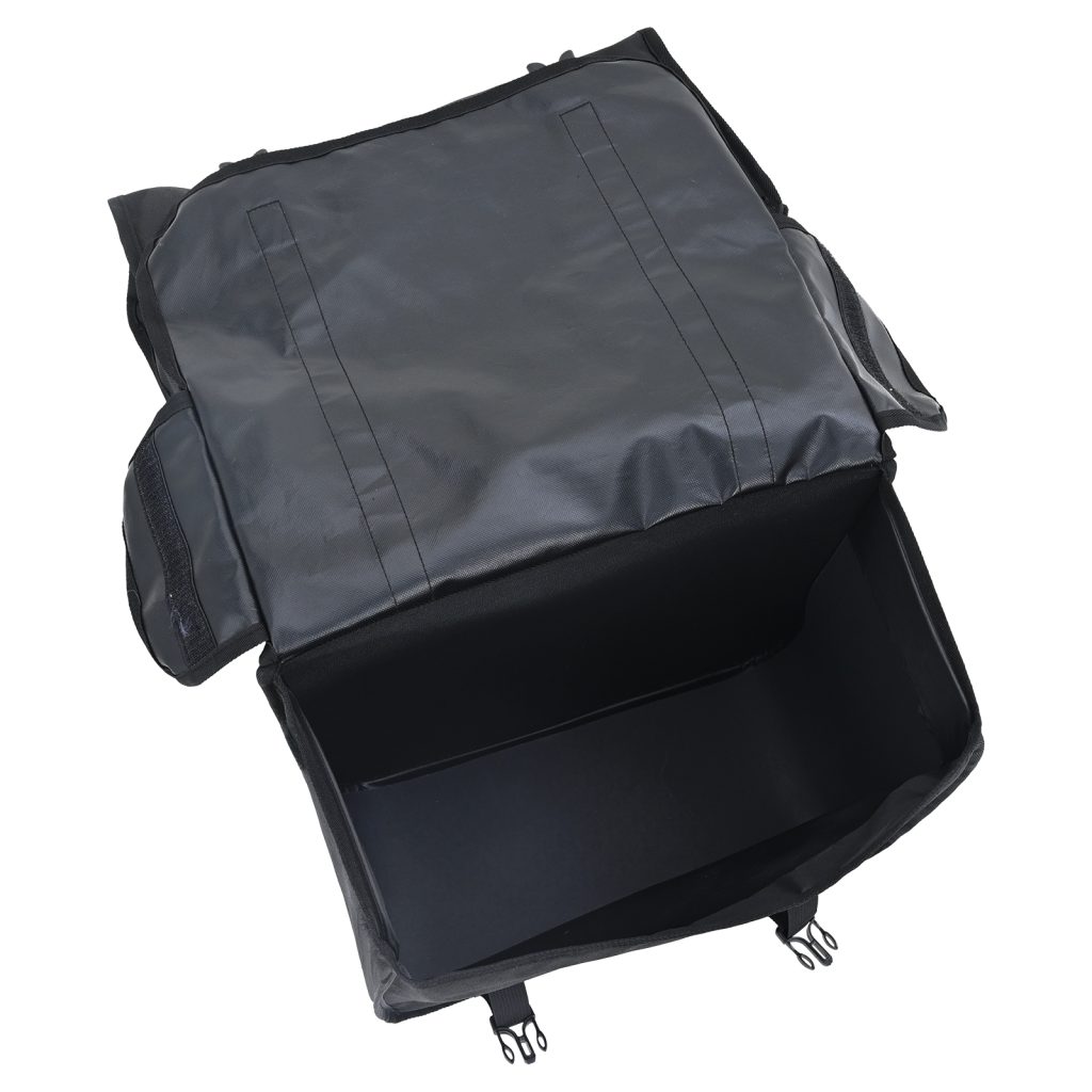 pyöräkantaja laukku kaksilla laukkuilla 35L harmaa - Image 6