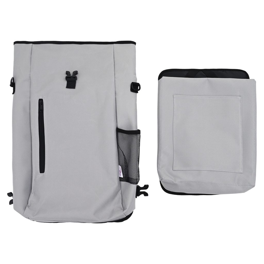 Polkupyörälaukku tarviketelineelle 20 L Harmaa 31x13x58 cm - Image 7