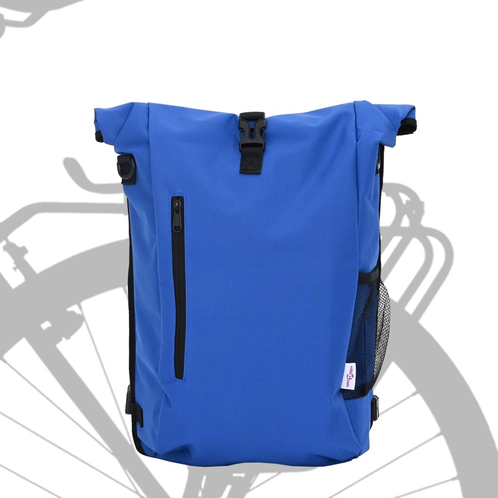 pyörälaukku pannier-telineelle 20 L sininen 31x13x58 cm - Image 3