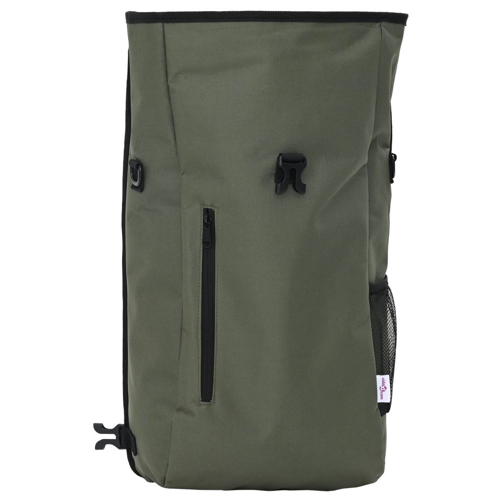 Pyörälaukku kylkikiinnikkeelle 20 L Oliivinvihreä 31x13x58 cm - Image 6
