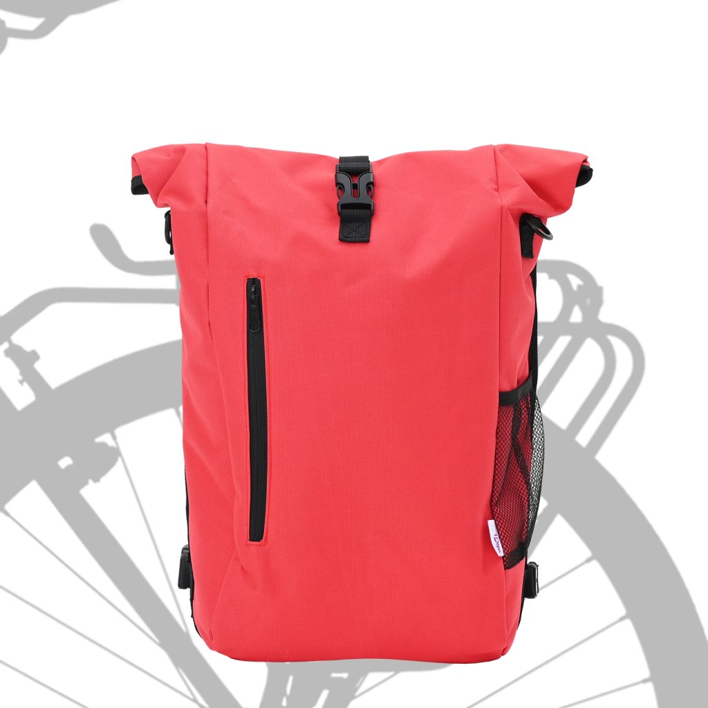 Pyörälahti Pannier-telineelle 20 L Punainen 31x13x58 cm - Image 2