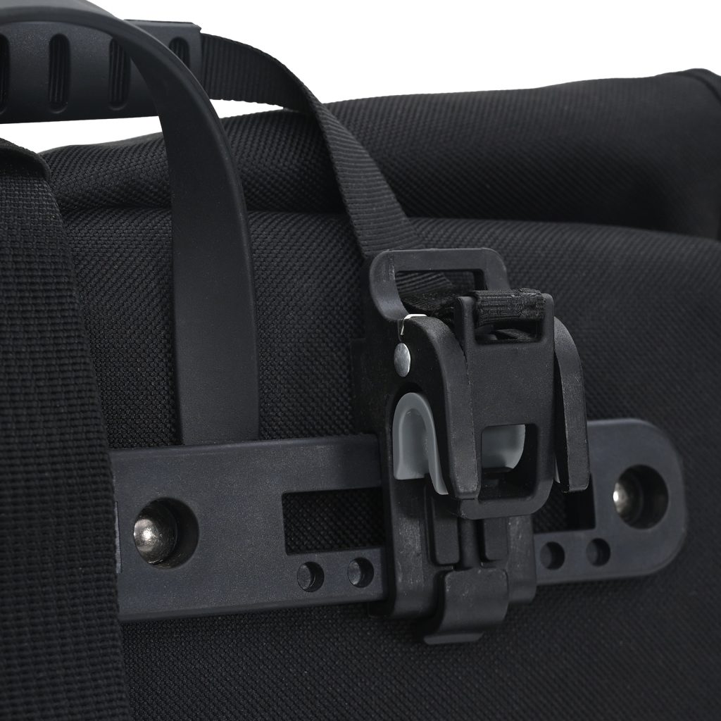 pyöräkassi tavaratelineelle 20L musta 34x16x59 cm - Image 9