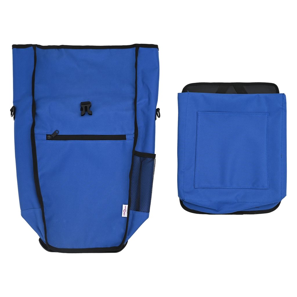 Polkupyörälaukku pannier-telineelle 20 L Sininen 34x16x59 cm - Image 7
