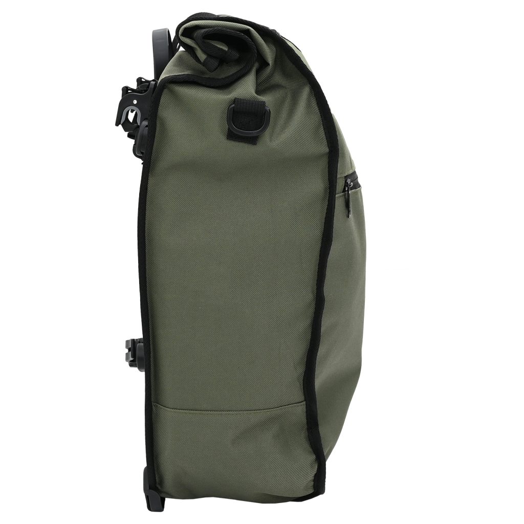 Polkupyörälaatikko pannierille 20 L Oliivinvihreä 34x16x59 cm - Image 4