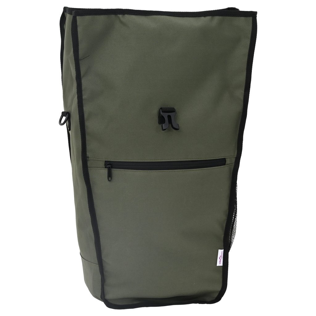 Polkupyörälaatikko pannierille 20 L Oliivinvihreä 34x16x59 cm - Image 6
