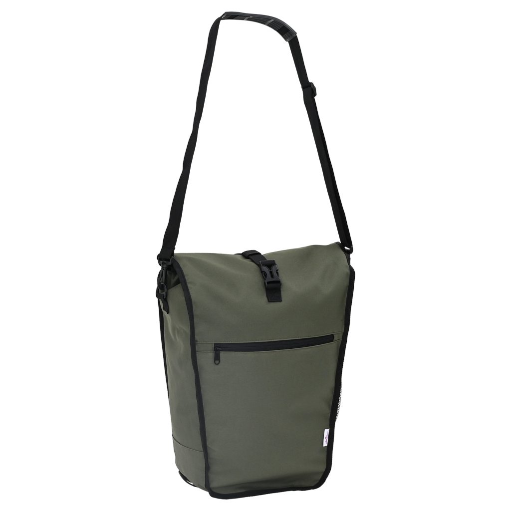 Polkupyörälaatikko pannierille 20 L Oliivinvihreä 34x16x59 cm - Image 7