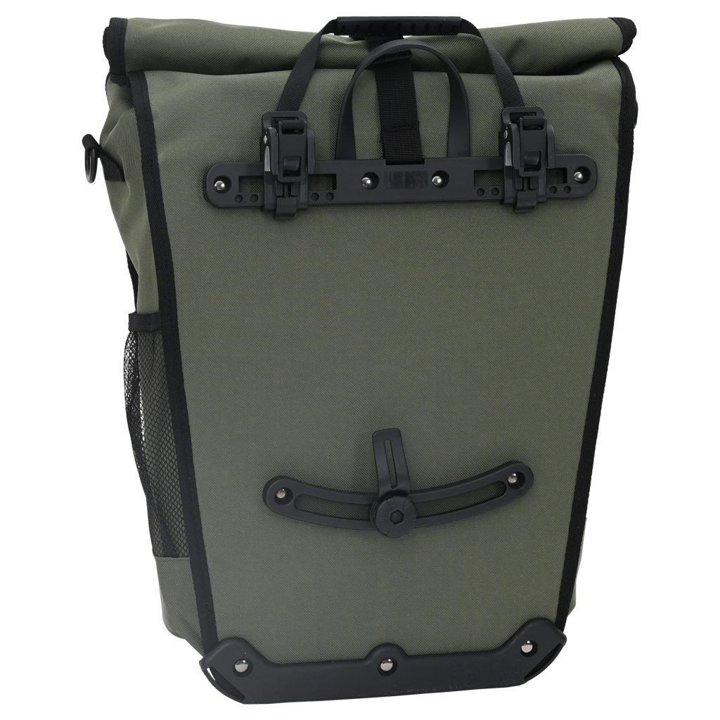 Polkupyörälaatikko pannierille 20 L Oliivinvihreä 34x16x59 cm - Image 8