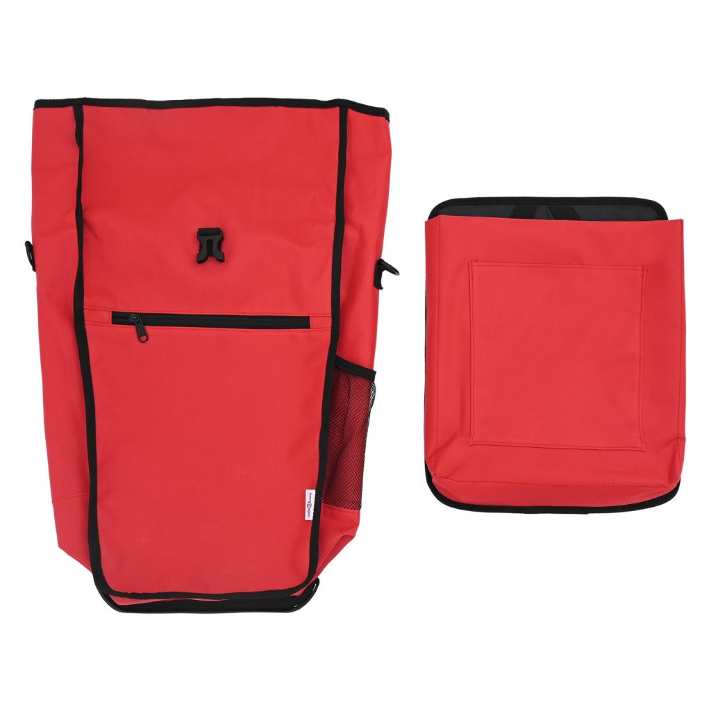 Pyörälaukku Pannier Telineelle 20 L Punainen 34x16x59 cm - Image 7