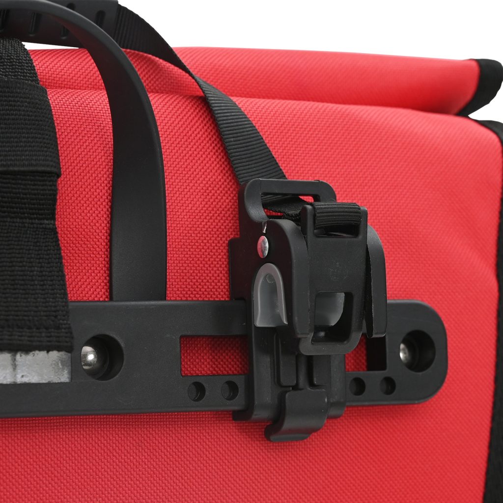 Pyörälaukku Pannier Telineelle 20 L Punainen 34x16x59 cm - Image 9