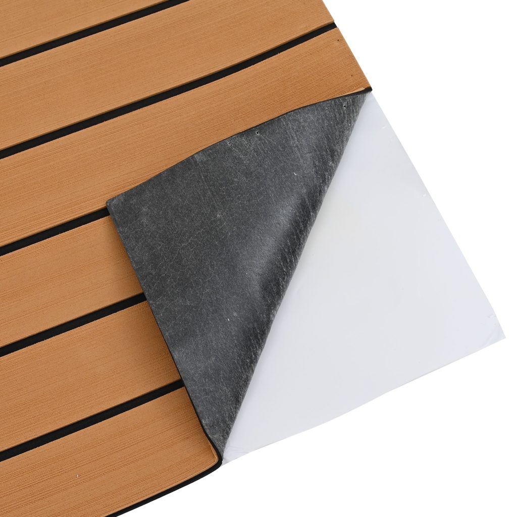 Veneen Lattia Itse Kiinnittyvä Ruskea ja Musta 240x90 cm EVA Vahto - Image 4