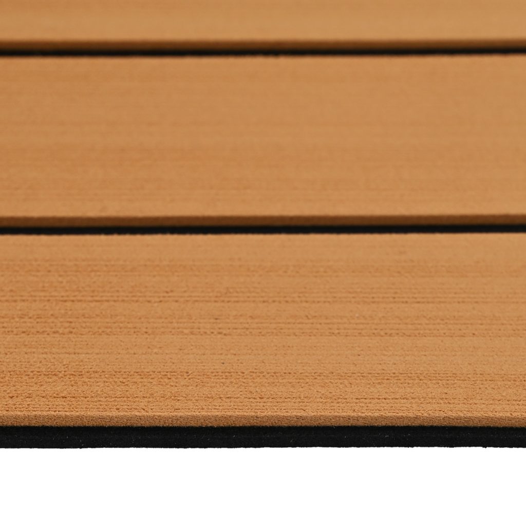 Veneen Lattia Itse Kiinnittyvä Ruskea ja Musta 240x90 cm EVA Vahto - Image 7