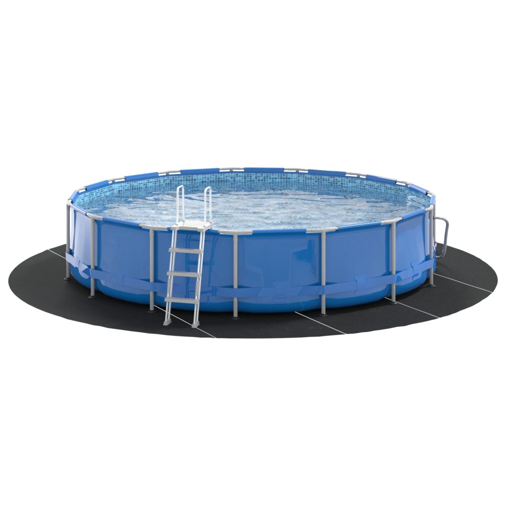 Pyöreä Allaspeite Musta Muovi Ø 610 cm Allaspeite Pyöreä - Image 3