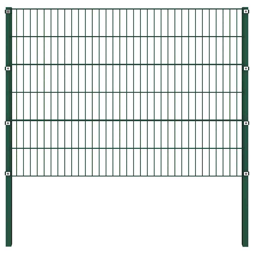 Aitapaneeli tolpilla rauta 1,7 m vihreä