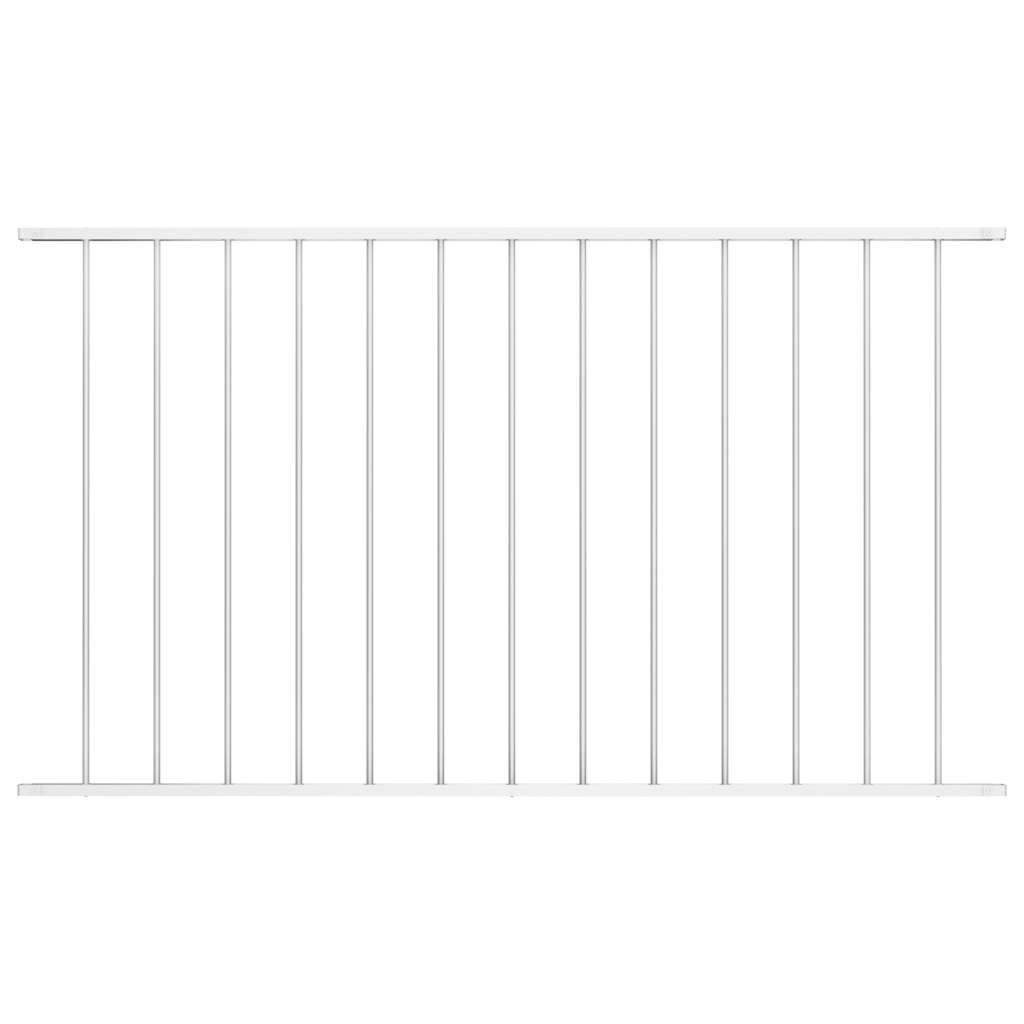 Aitapaneeli jauhemaalattu teräs 1,7x0,75 m valkoinen