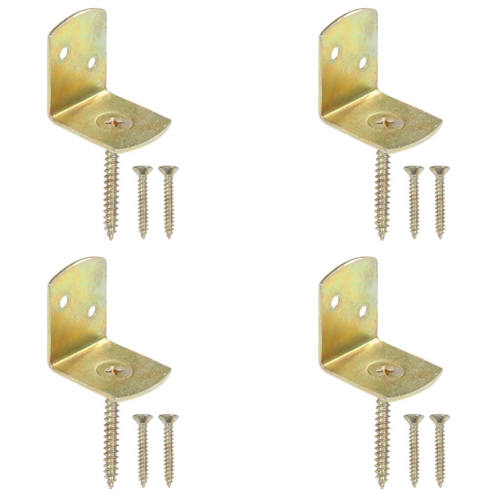 Aitapaneelin kiinnikkeet 4 kpl L-muoto galvanoitu metalli