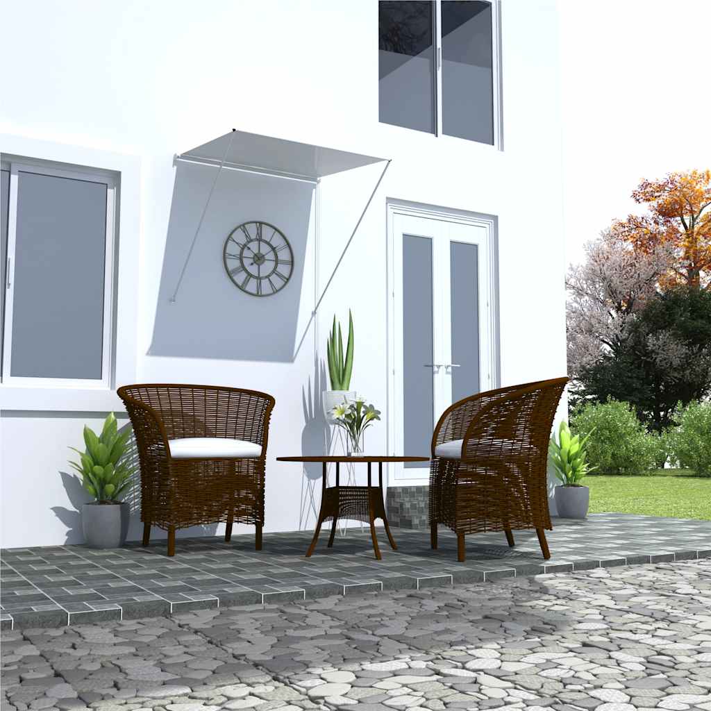 Sisäänkelattava markiisi 100x150 cm kerma