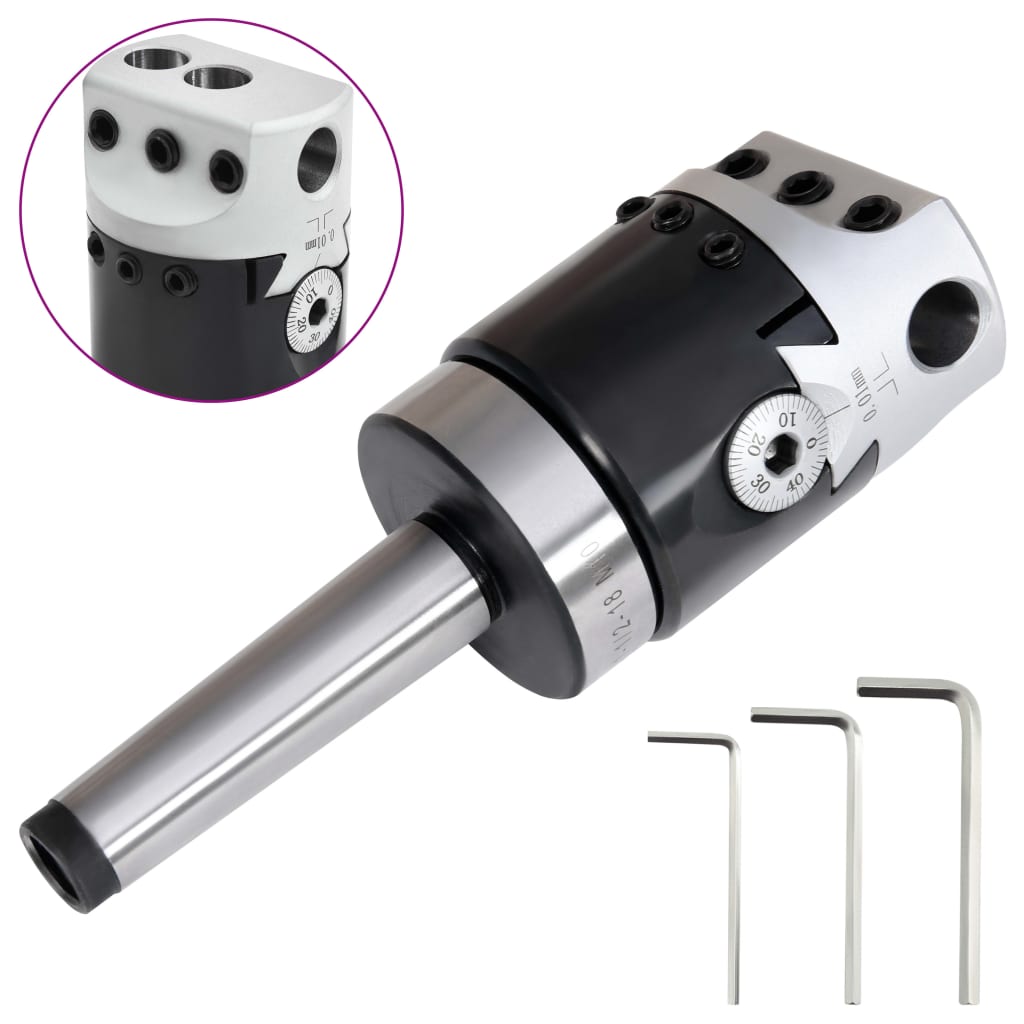 50 mm porapää MT2-porakaralla sorvijyrsintään