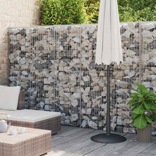 Gabion-kivikori kansilla galvanoitu teräs 900x30x200 cm
