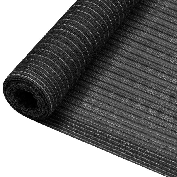 Näkösuoja antrasiitti 3,6x25 m HDPE 195 g/m²