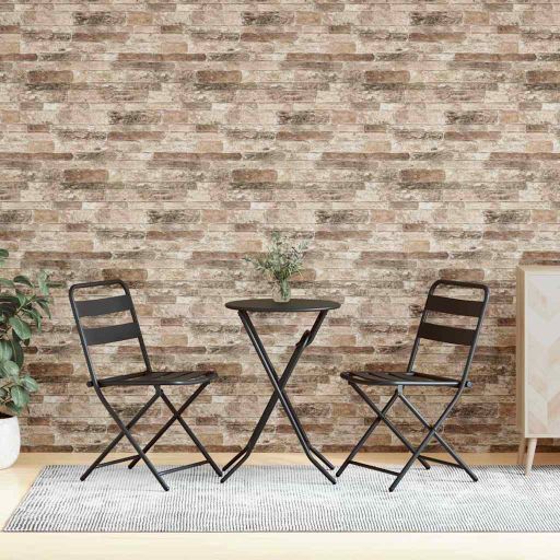 3D-seinäpaneelit monivärinen tiilikuvio 10 kpl EPS