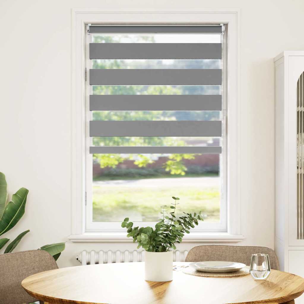 Zebra rullakaihdin 90 x 150 cm harmaa