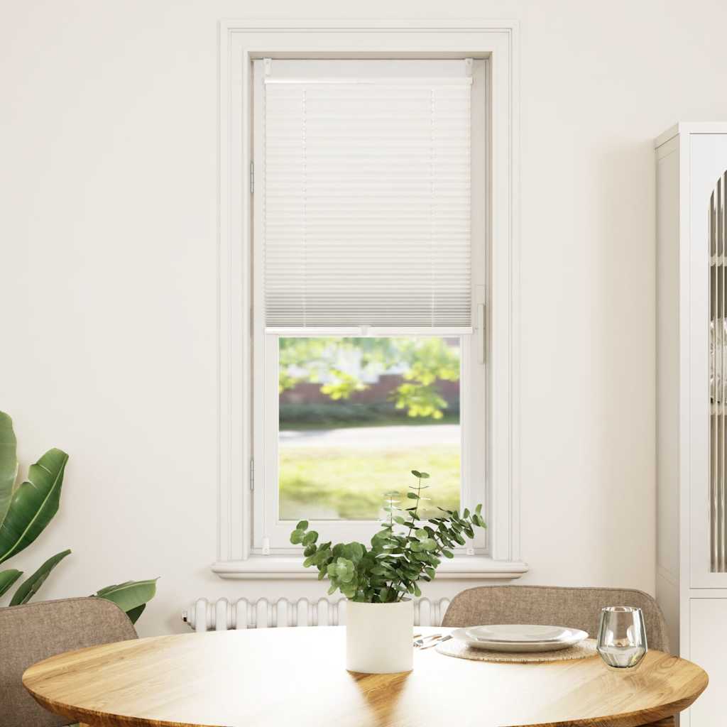 Plisse Kaihdin 40x150cm Valkoinen Laskosverhot