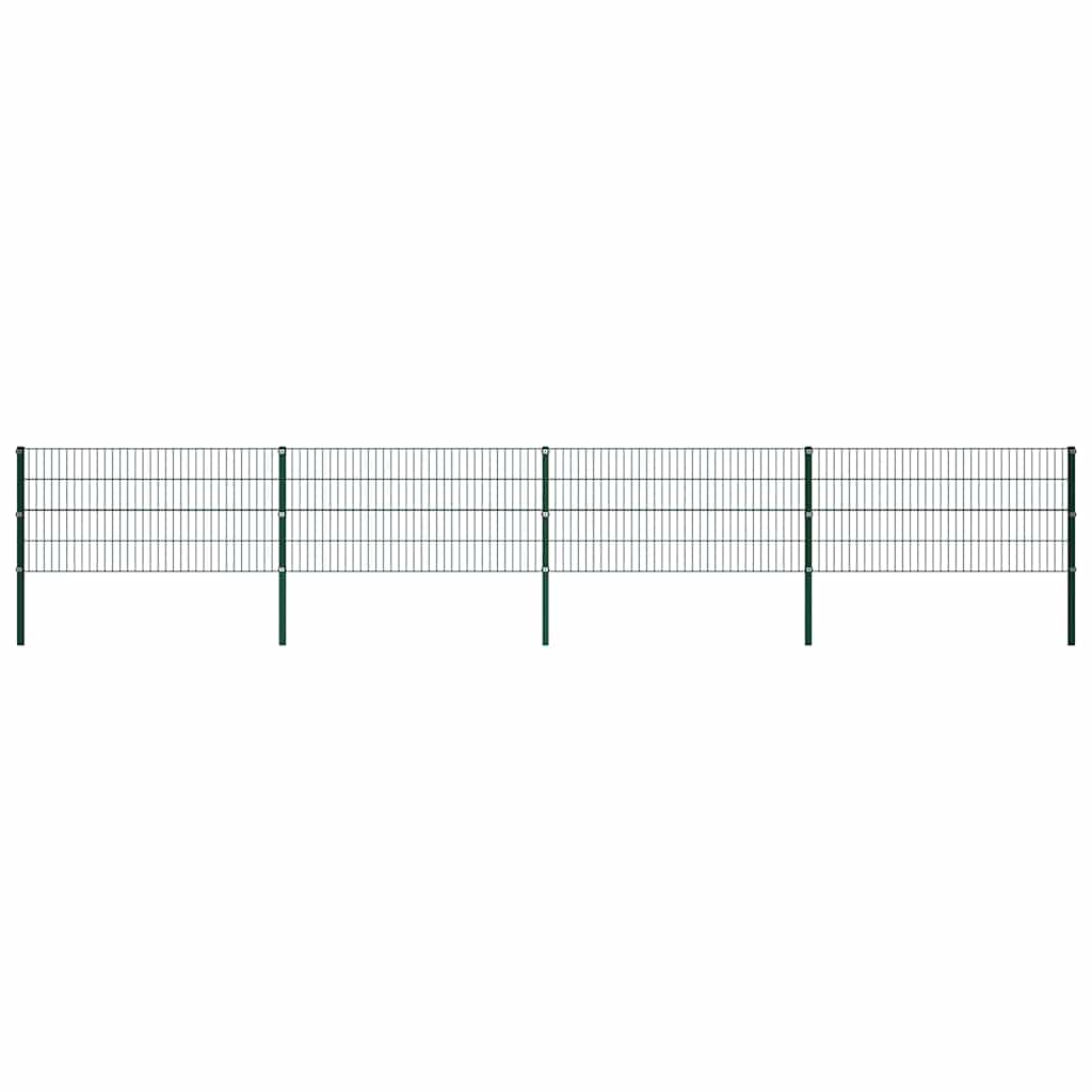 Aitapaneeli tolpilla rauta 6,8 m vihreä