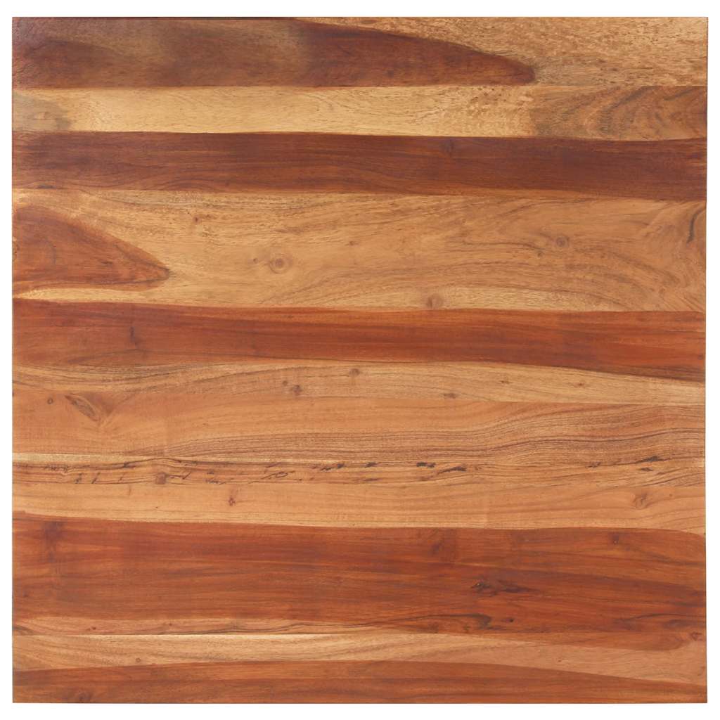 Pöytälevy täysi akaasiapuu 25-27 mm 80x80 cm