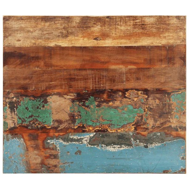 Suorakulmainen pöytälevy 60x70 cm 25-27 mm täysi kierrätyspuu