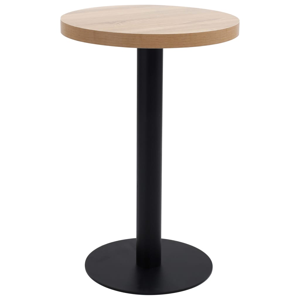 Bistropöytä vaaleanruskea 50 cm MDF