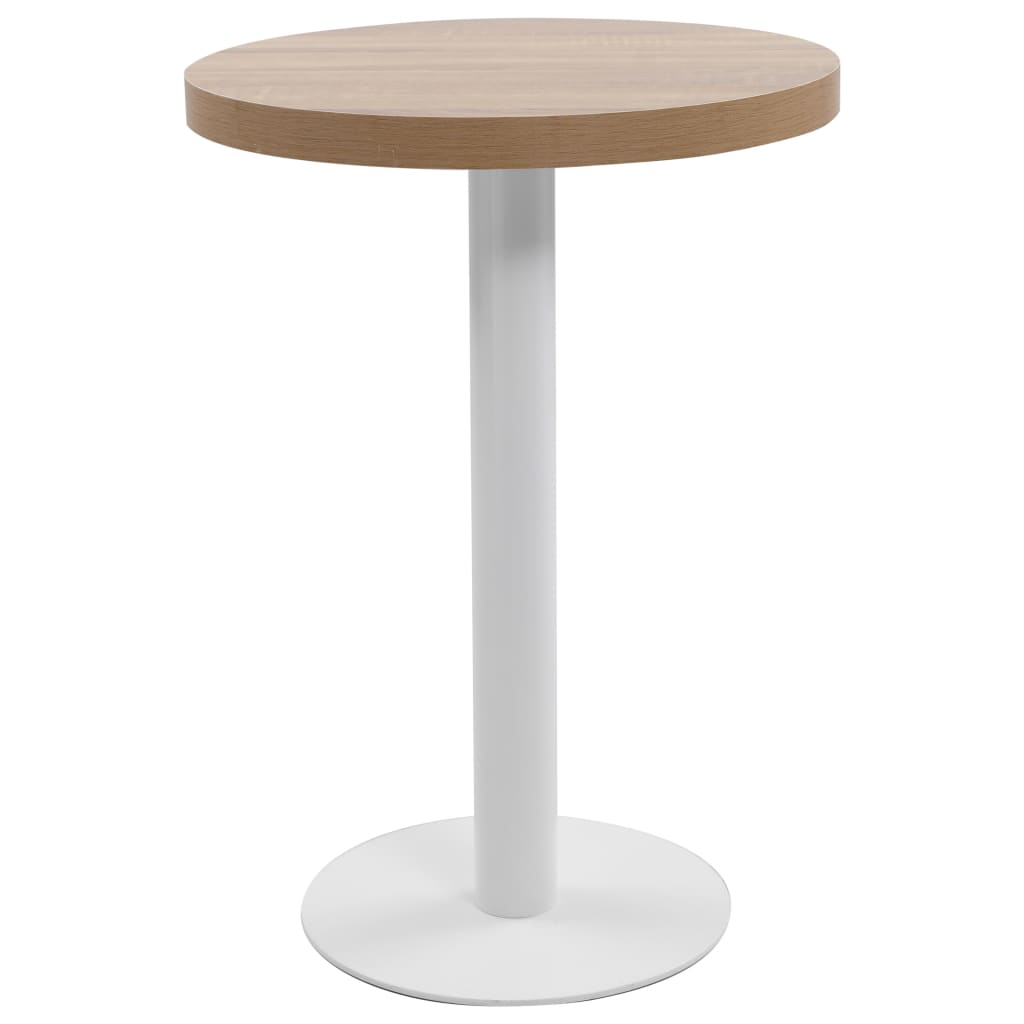 Bistropöytä vaaleanruskea 60 cm MDF