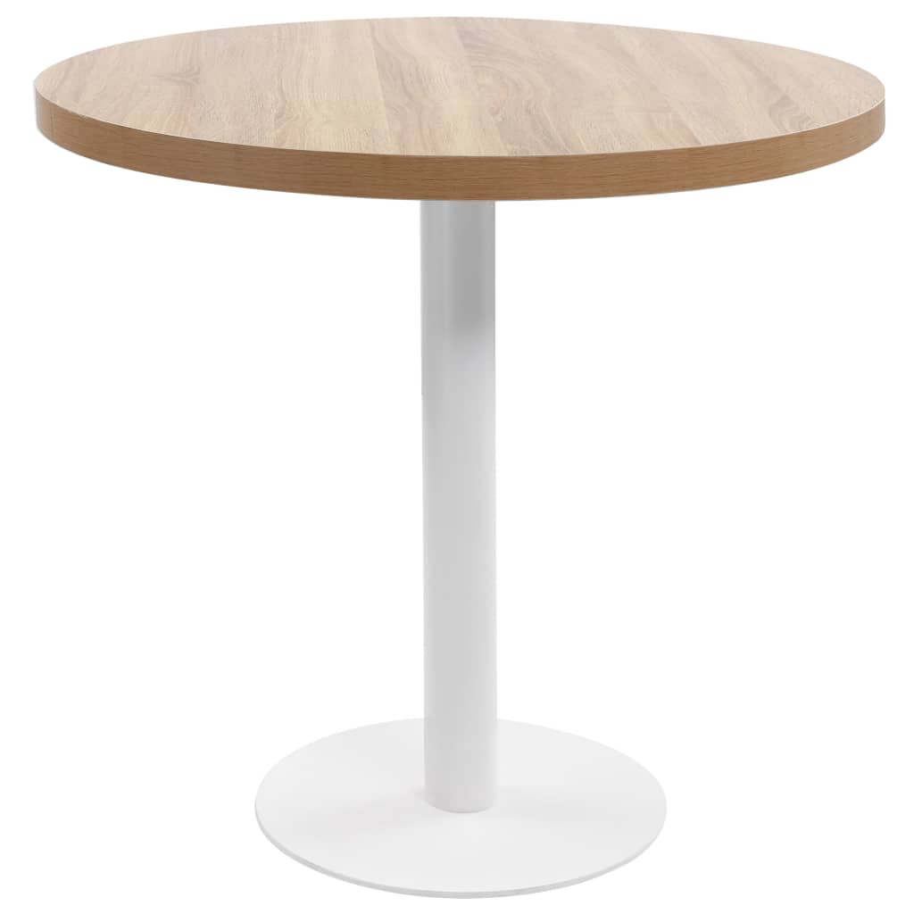 Bistropöytä vaaleanruskea 80 cm MDF