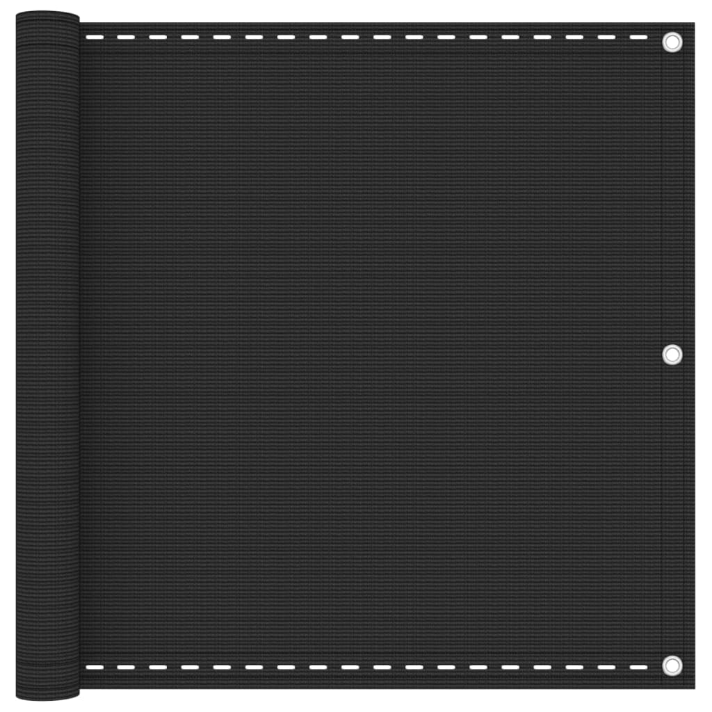 Parvekkeen suoja antrasiitti 90x300 cm HDPE