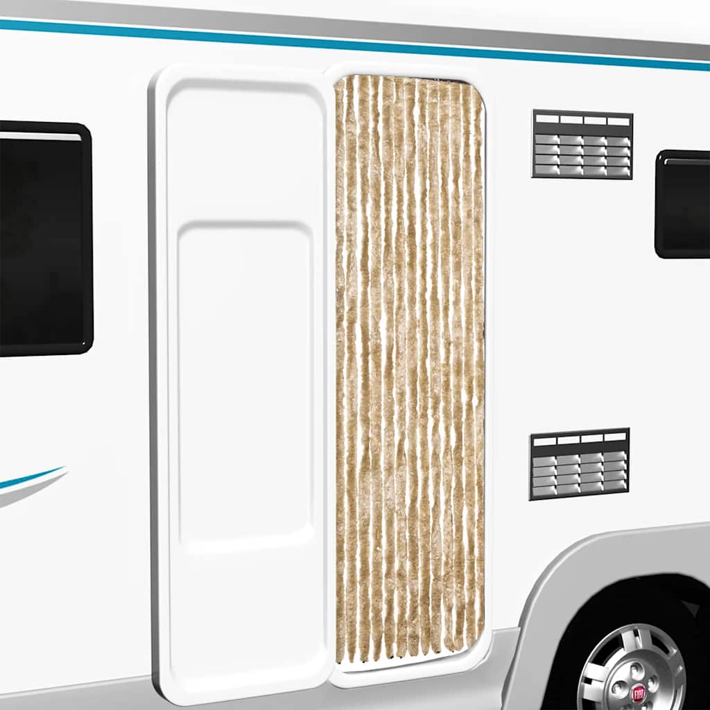 Hyönteisverho beige 56x200 cm Chenille