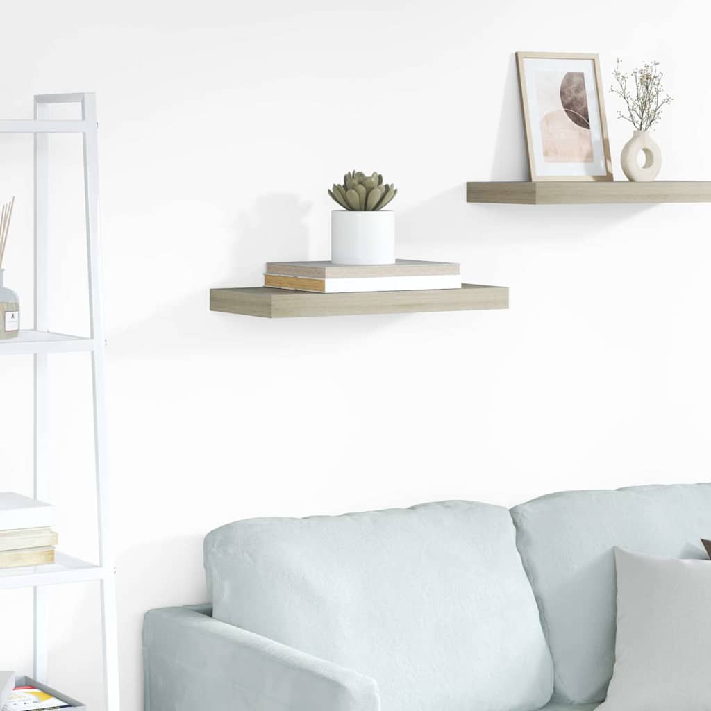 Kelluva seinähylly tammi 50x23x3,8 cm MDF