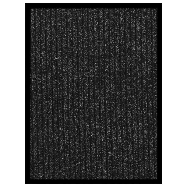 Ovimatto raidallinen antrasiitti 40x60 cm