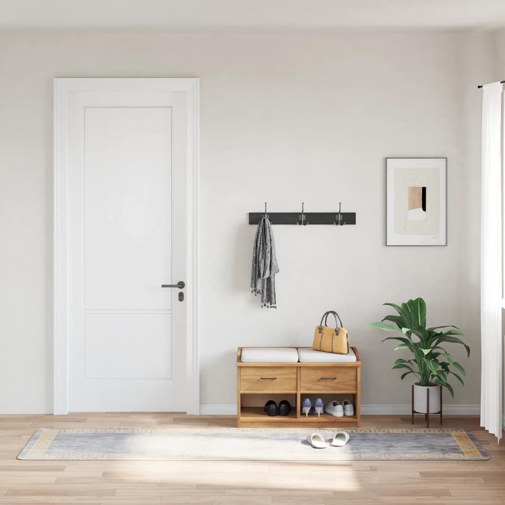 Matto pestävä 80x300 cm harmaa liukumaton