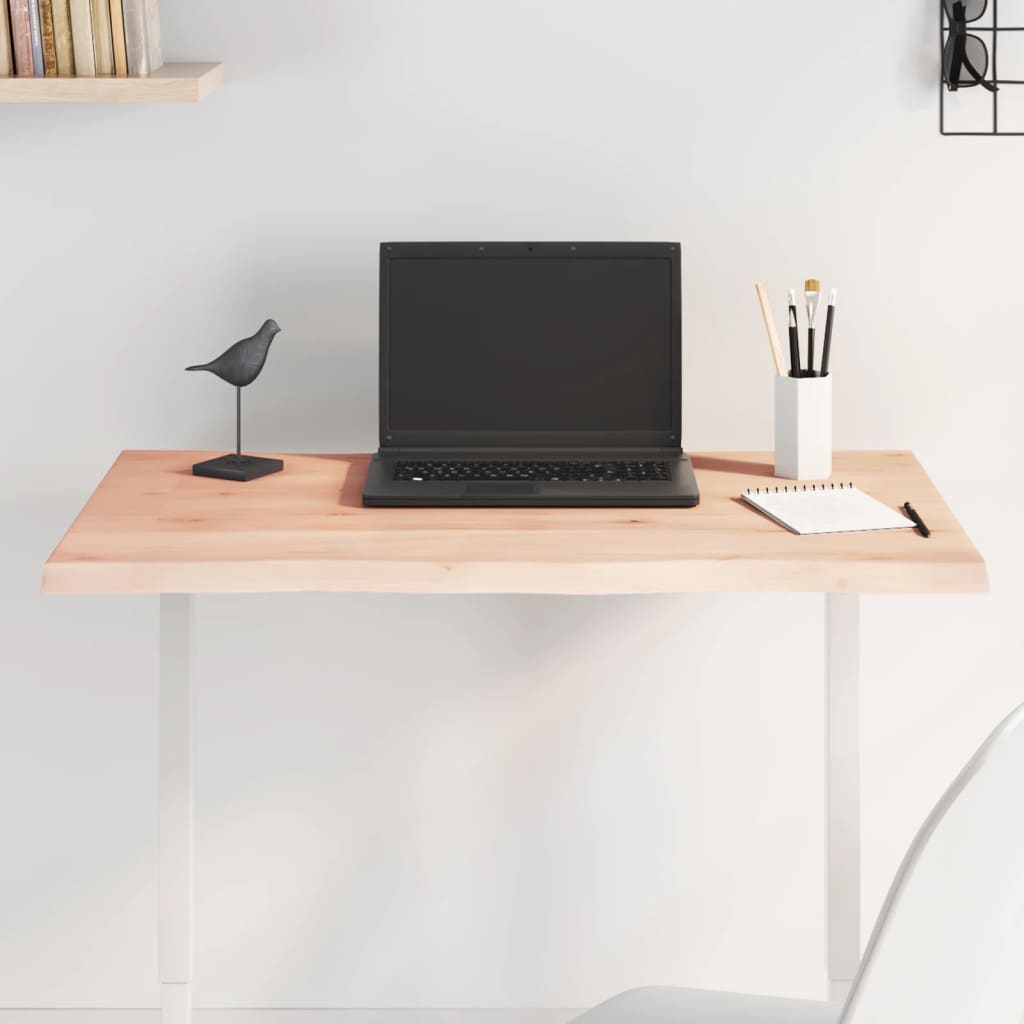 Pöytälevy 80x40x2 cm käsittelemätön täystammi elävä reuna