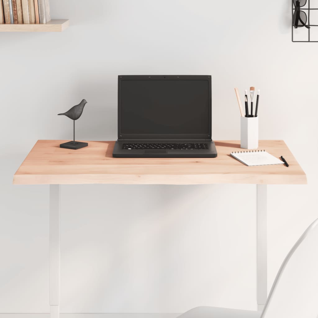 Pöytälevy 80x60x2 cm käsittelemätön täystammi elävä reuna