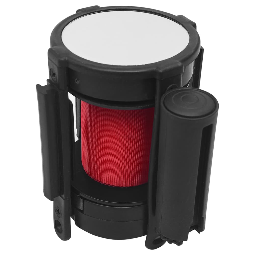 Kulkueste sisään vedettävällä hihnalla 200 cm punainen