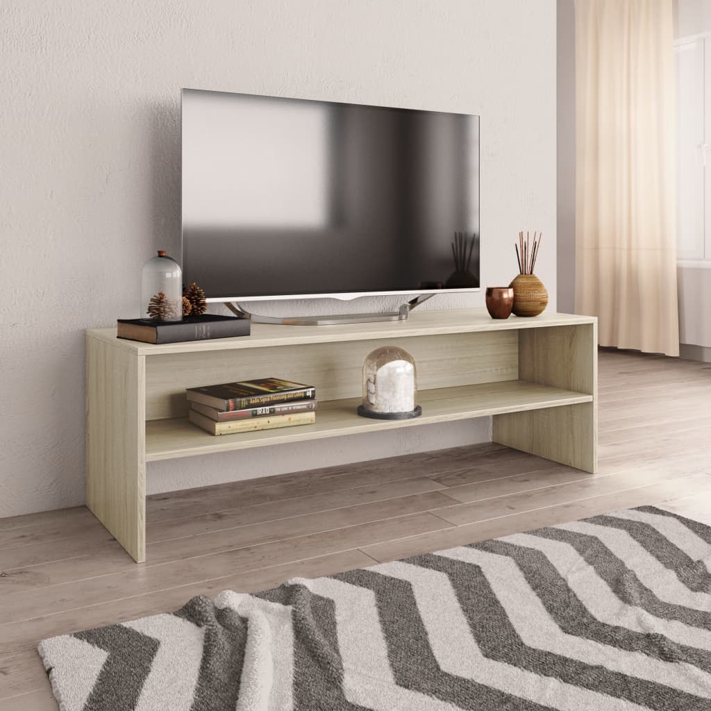 TV-taso Sonoma tammi 120x40x40 cm tekninen puu