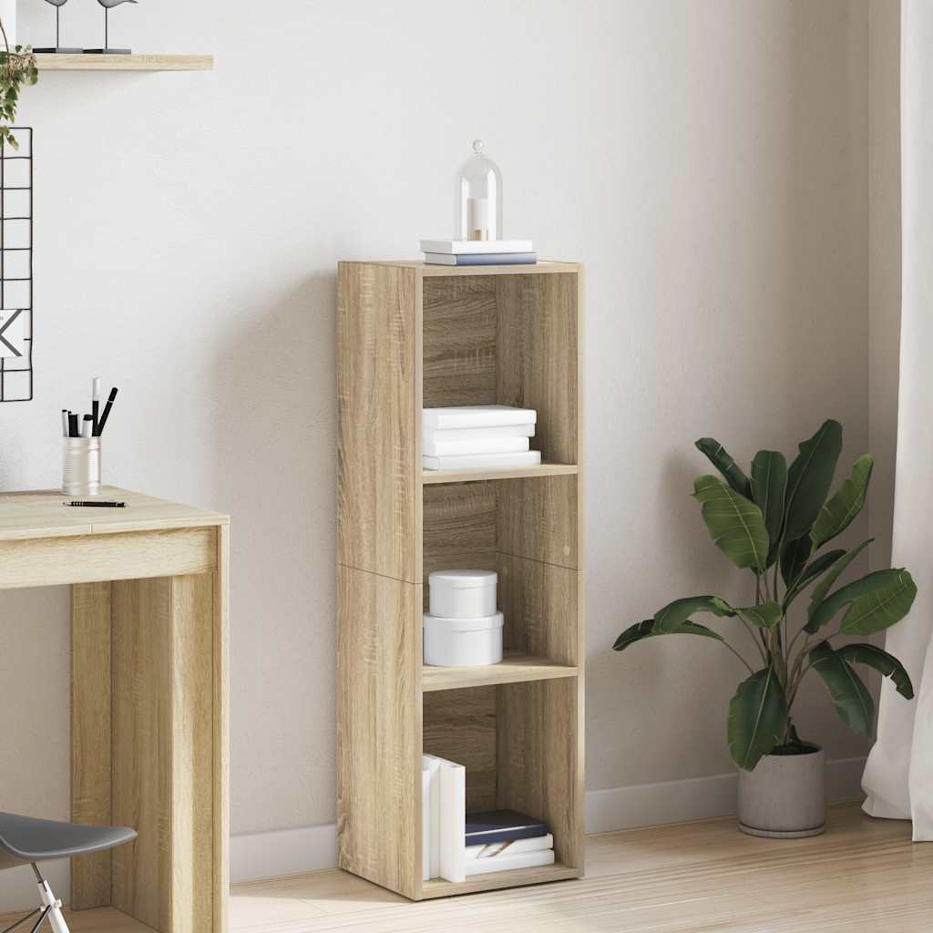 Kirjakaappi Sonoma tammi 36x30x114 cm lastulevy