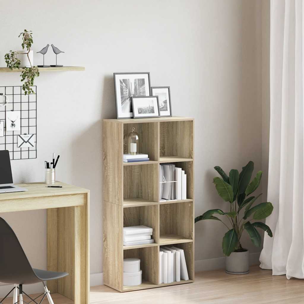 Kirjahylly/senkki Sonoma tammi 66x30x130 cm tekninen puu