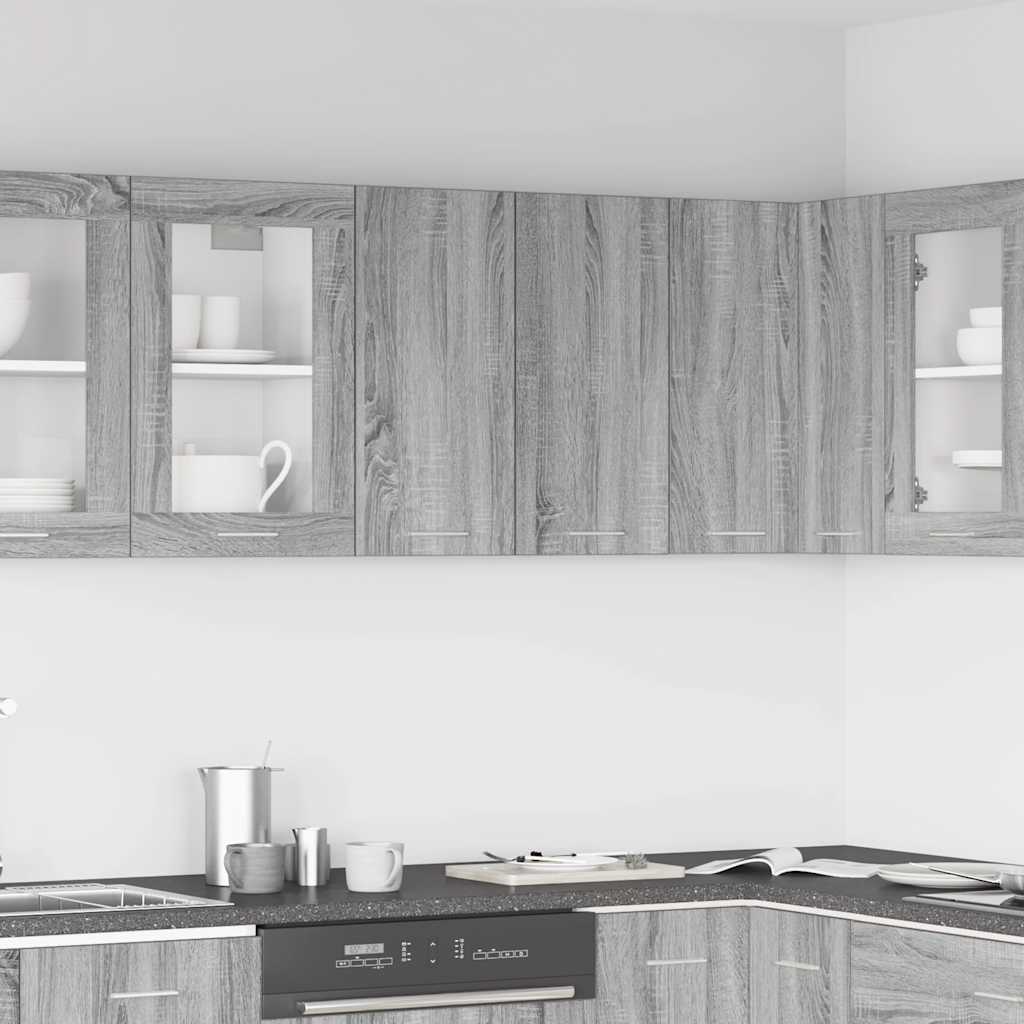 Riippuva kaappi "Lyon" harmaa Sonoma 60x31x60 cm tekninen puu