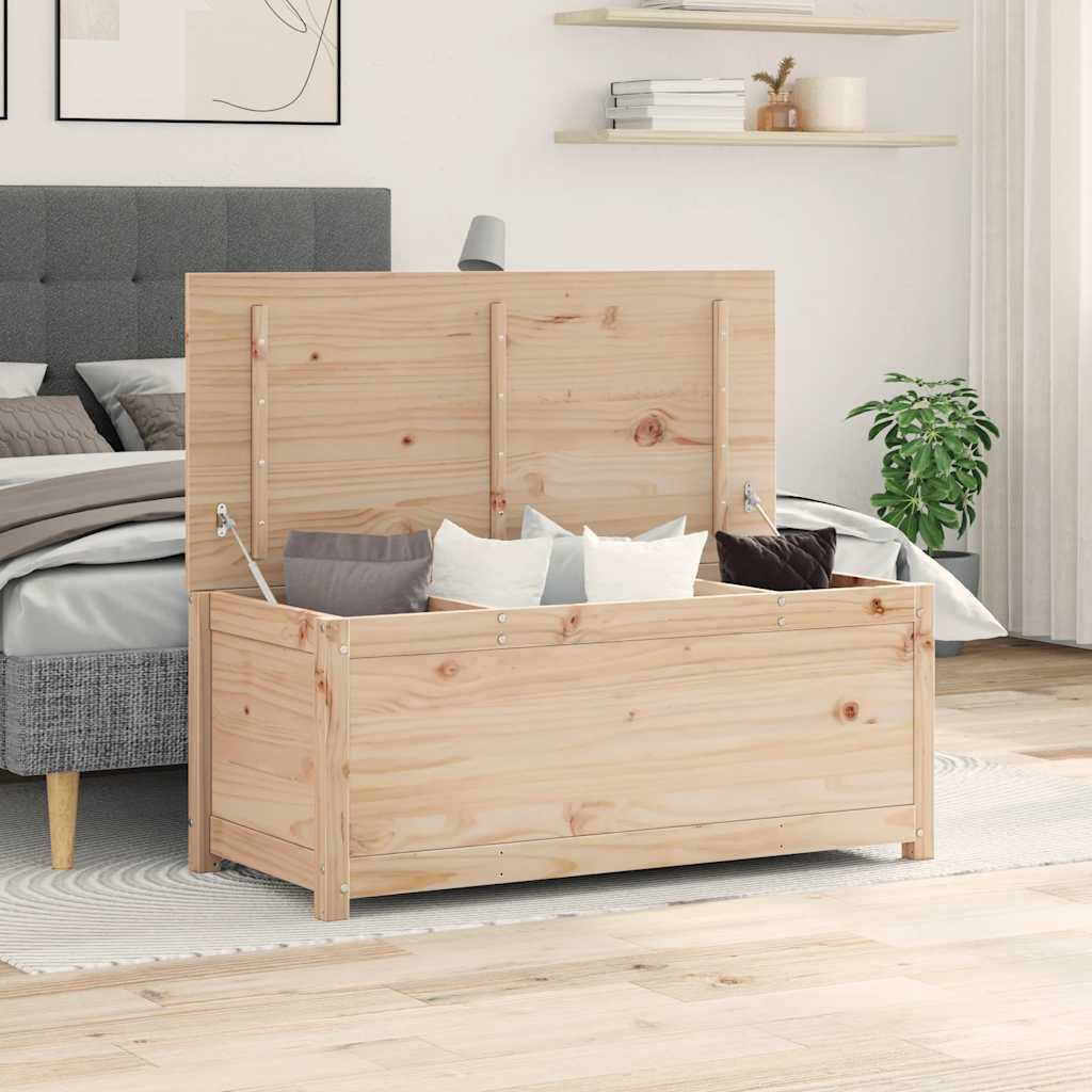 Säilytyslaatikko 110x50x45,5 cm täysi mänty